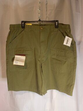 Cabela's Men's Size 42 Waist 9" Trail Shorts Spanish Green New with Tags